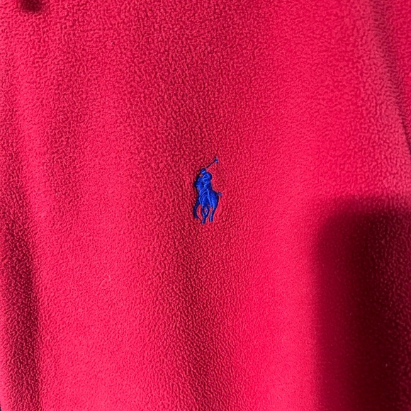 Men’s Ralph Lauren Red Fleece Large Performance Jacket - Picture 2 of 9
